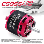 SURPASS HOBBY C5045/C5055/C5065 V2 Brushless Motor & ESC