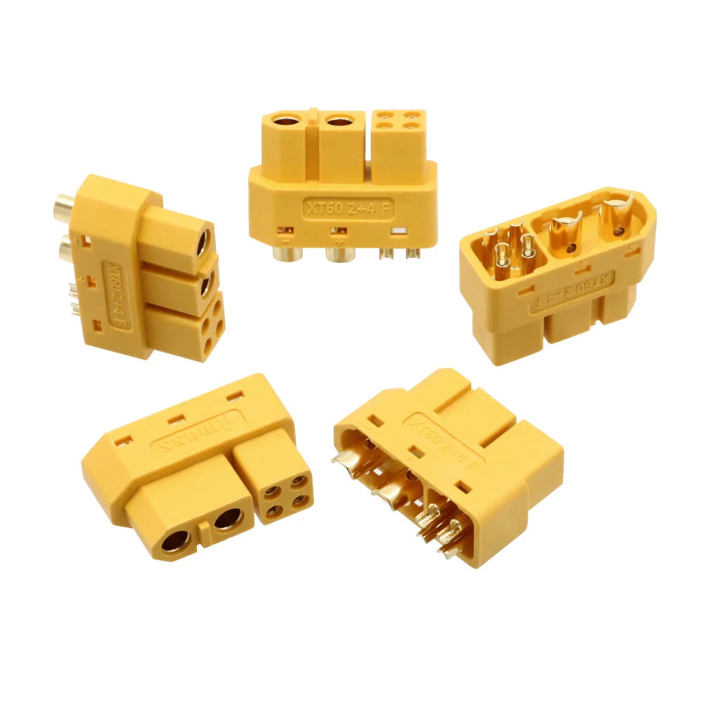 Amass XT60 Signal Pin Connectors - 5 Pair