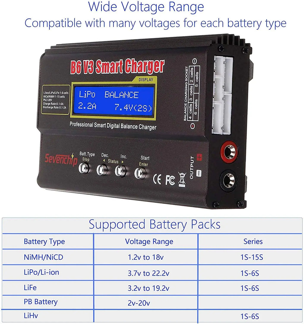 iMAX B6 V3 80W 6A Balance Charger