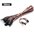 10pcs RC Servo Extension Cable - 100mm to 1000mm