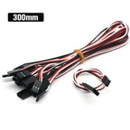 10pcs RC Servo Extension Cable - 100mm to 1000mm