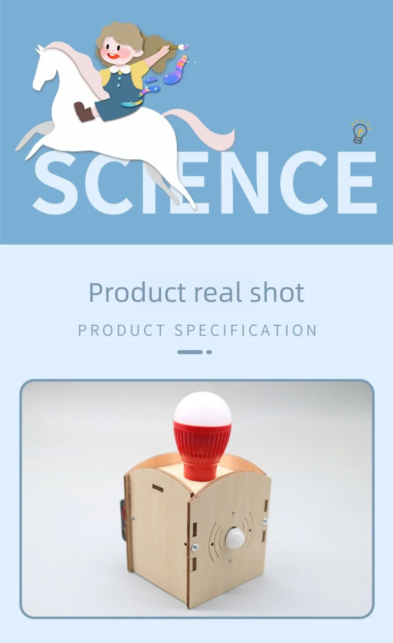 DIY Human-Sensing Night Light STEM Kit
