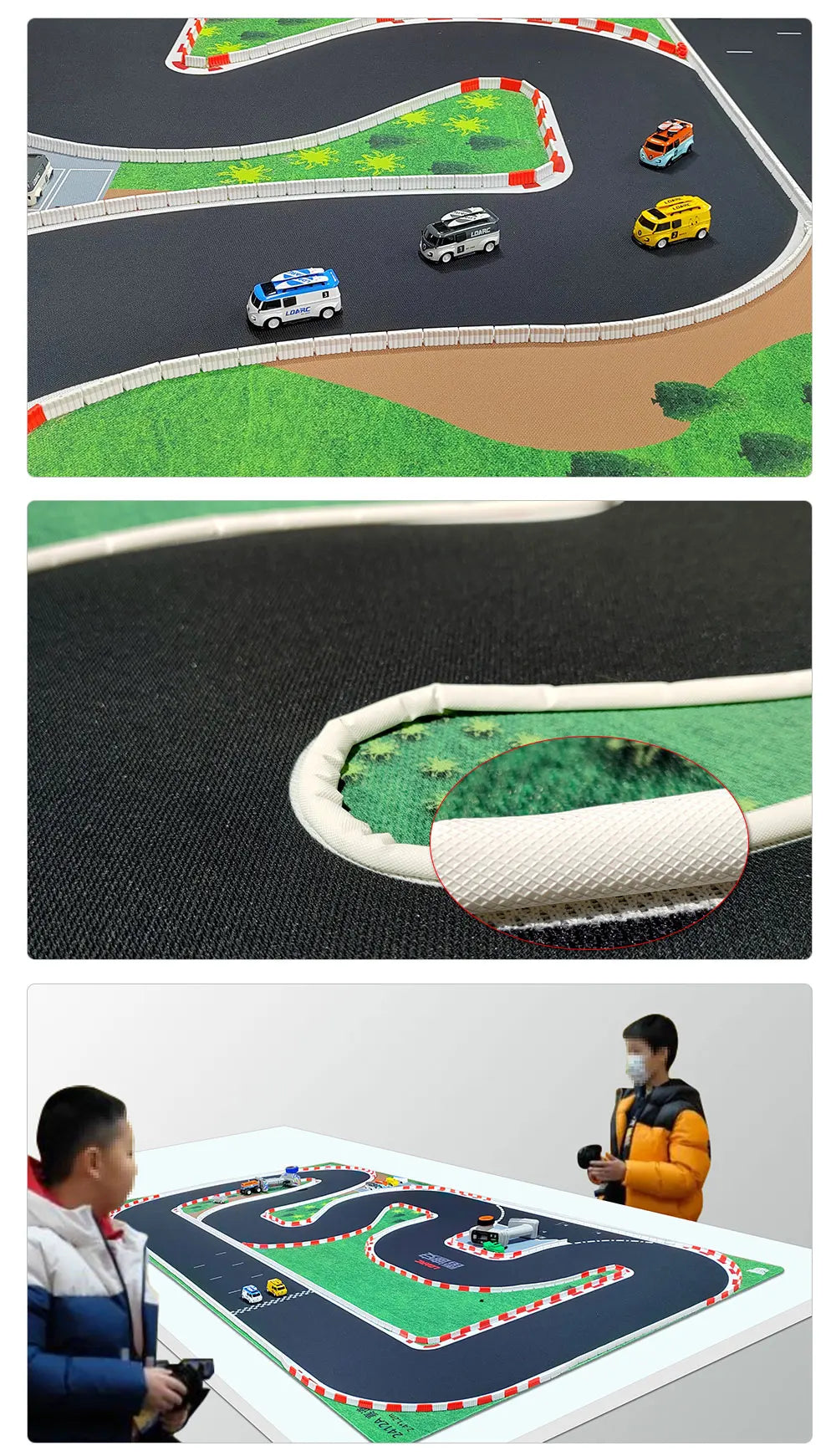 LDARC Mini RC Car Race Track Mat