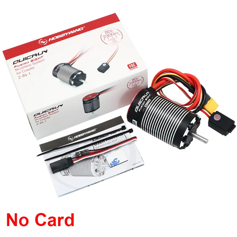 HOBBYWING QuicRun Fusion 8IGHT 80A 2300KV Motor & ESC