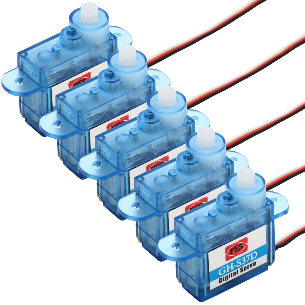 PES GH-S37A 3.7g Micro Servo - 5 Pack