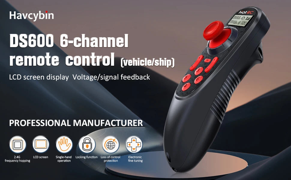 HOTRC DS-600 2.4GHz 6CH Radio System