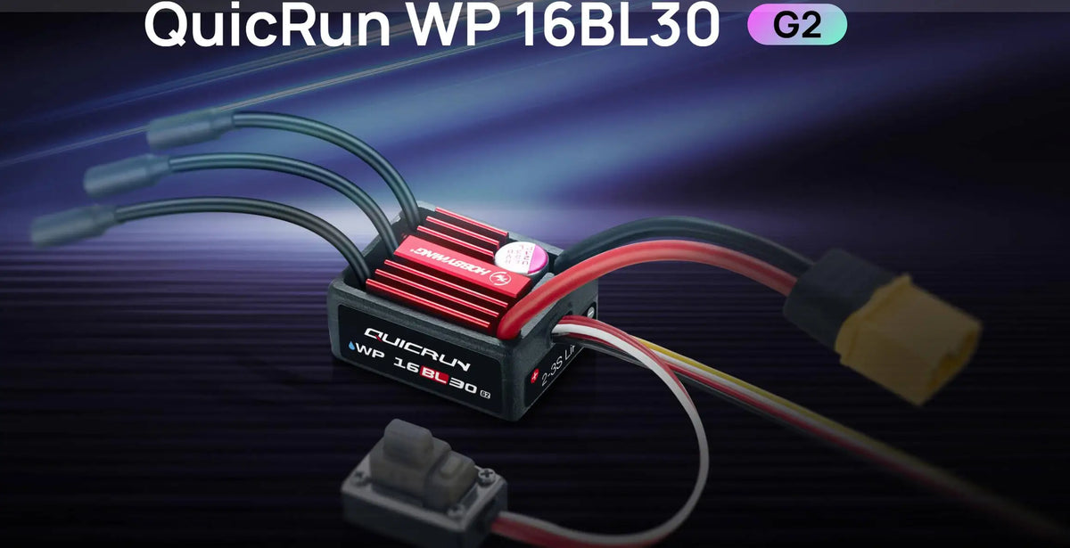 HOBBYWING QuicRun WP 16BL30 G2 ESC & Motor Combo