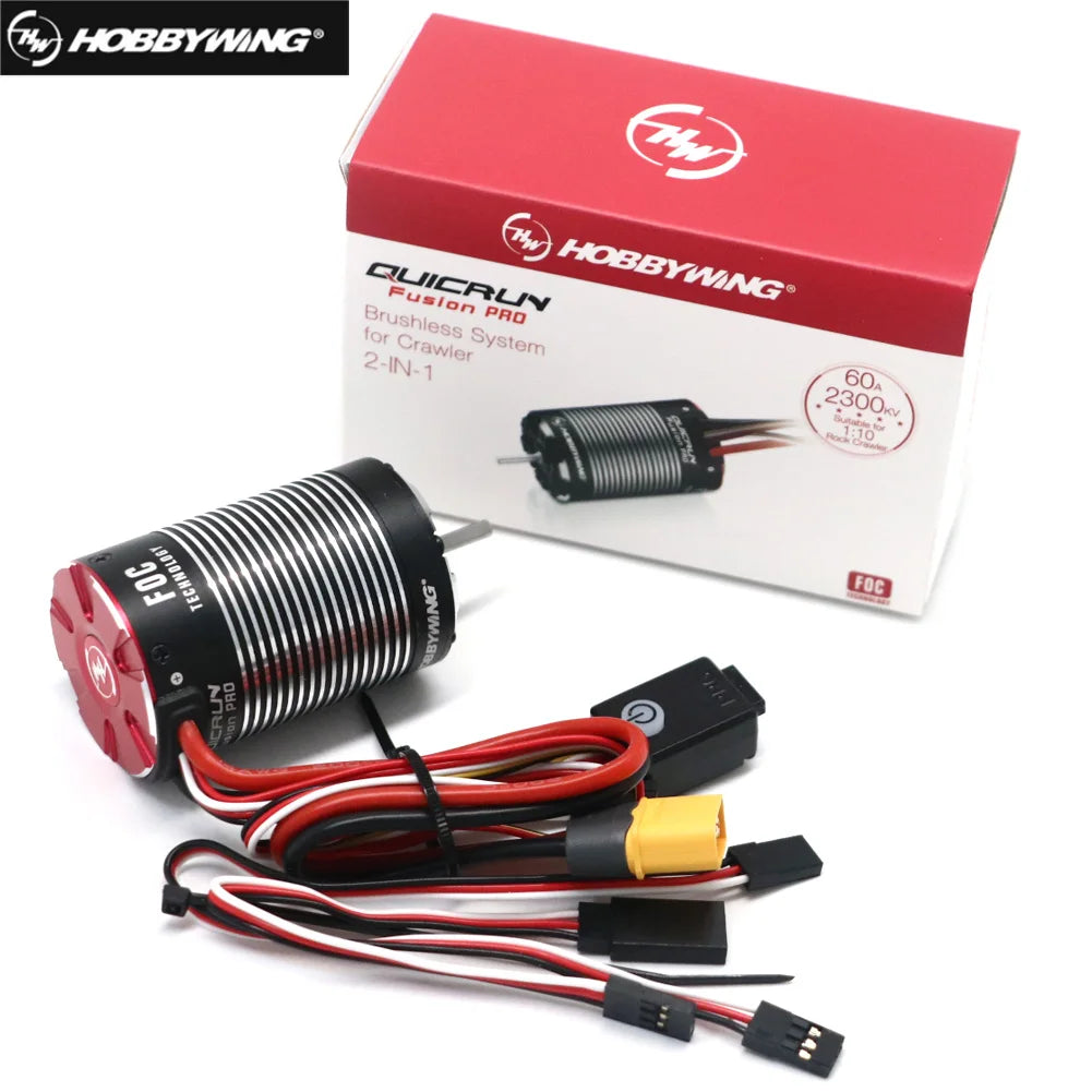 HOBBYWING QuicRun Fusion Pro 540 2300KV 60A Motor & ESC
