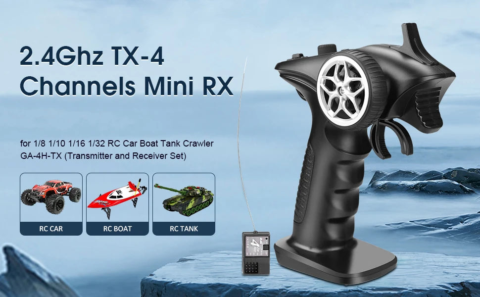 TX4 2.4GHz 4CH RC Car Radio Transmitter