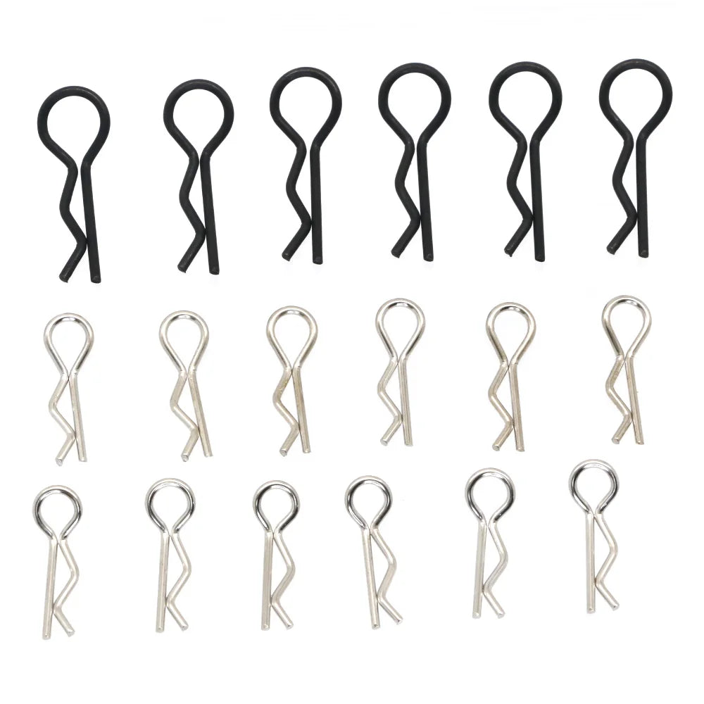 RC Car Body Clips - 100 Pack