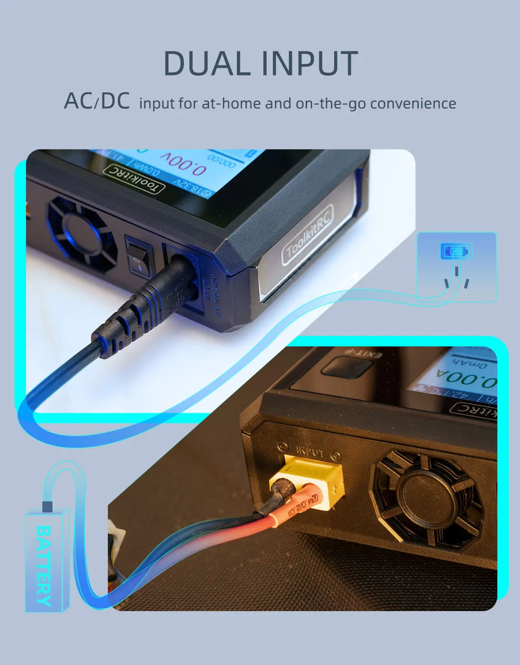 ToolkitRC M7AC 100W AC / 300W DC Smart Charger