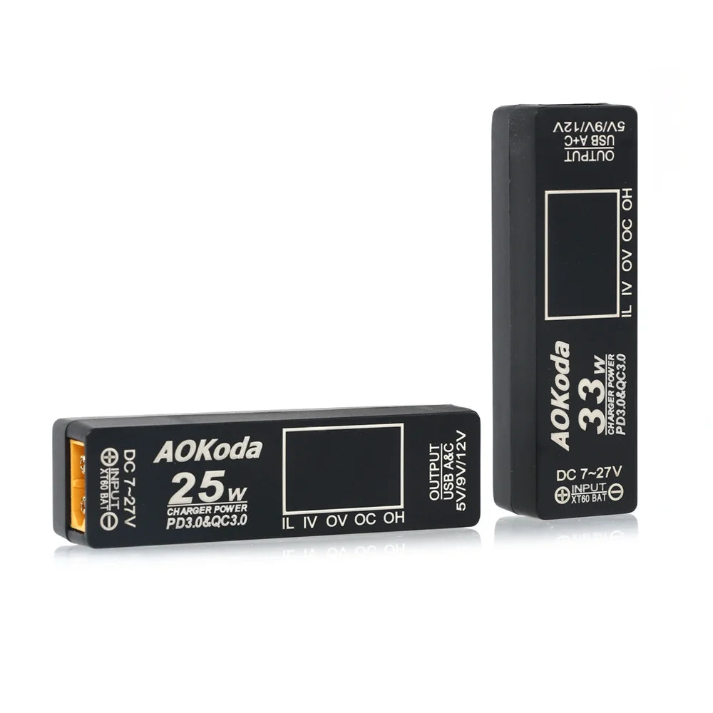 AOKoda PD3.0 XT60 to USB Power Adapter