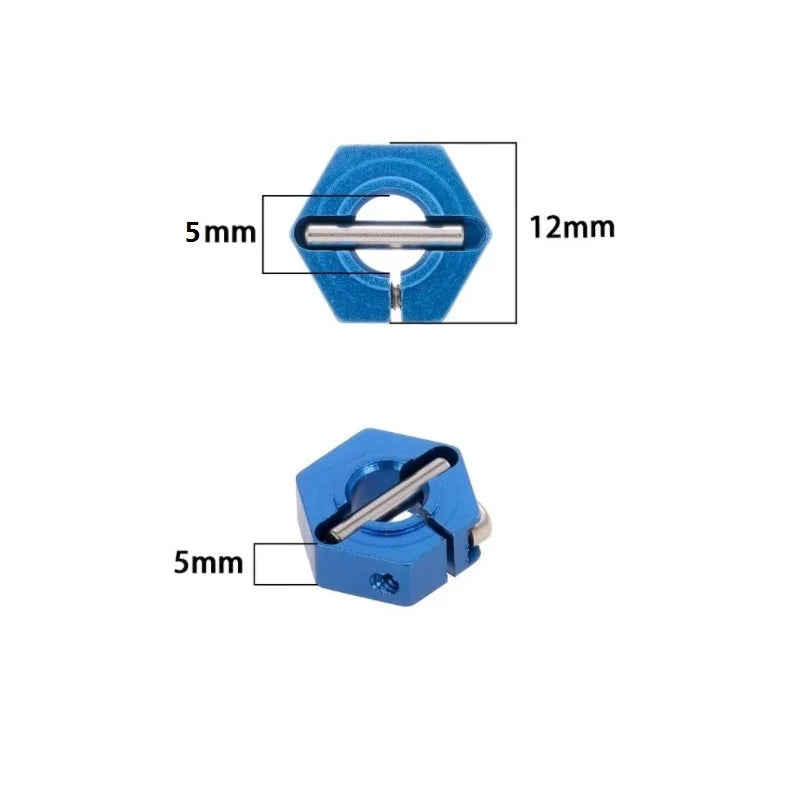 12mm Hex Wheel Hub Adapter Set