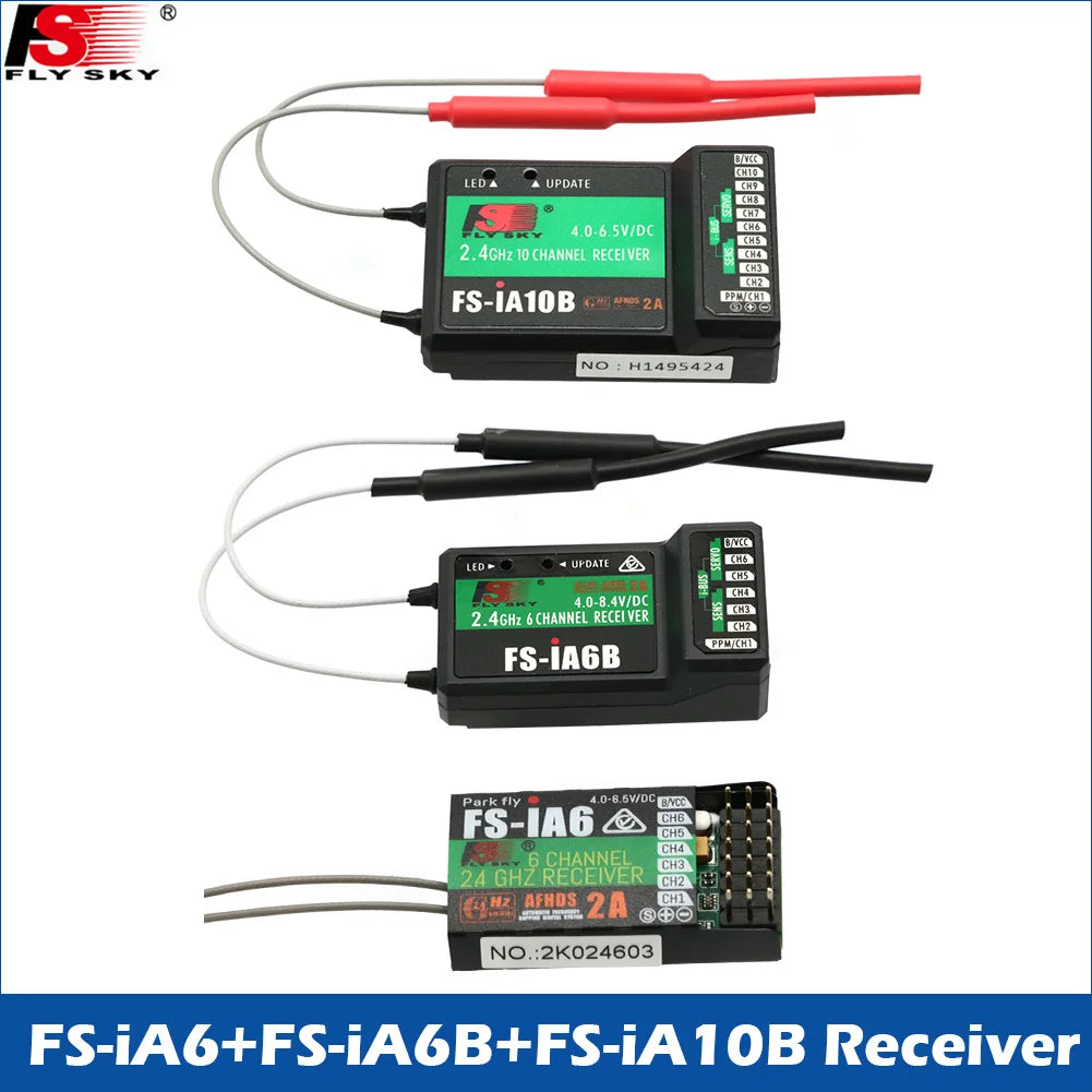 FlySky FS-iA6 / FS-iA6B / FS-iA10B 2.4GHz Receivers