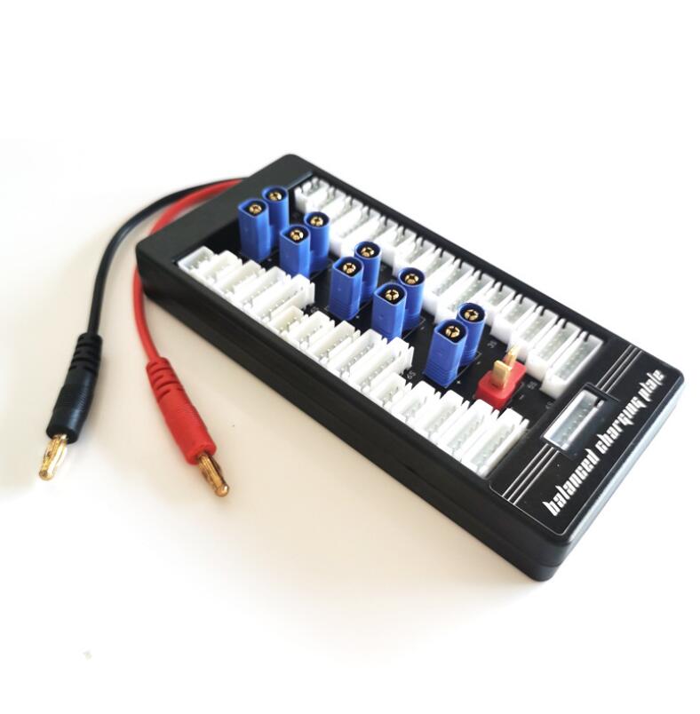 Multi 2S-6S Lipo Parallel Balanced Charging Board EC3 EC5 Plug For RC Battery Charger B6AC A6 720i Parallel Charging Plate Board