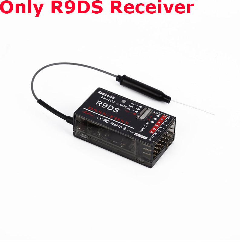 Radiolink AT9S Pro TX 10/12CH RC Radio Controller RC transmitter with R9DS RX 2.4G receiver for RC FPV Racing Drone