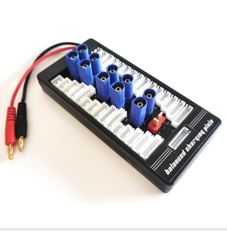 Multi 2S-6S Lipo Parallel Balanced Charging Board EC3 EC5 Plug For RC Battery Charger B6AC A6 720i Parallel Charging Plate Board