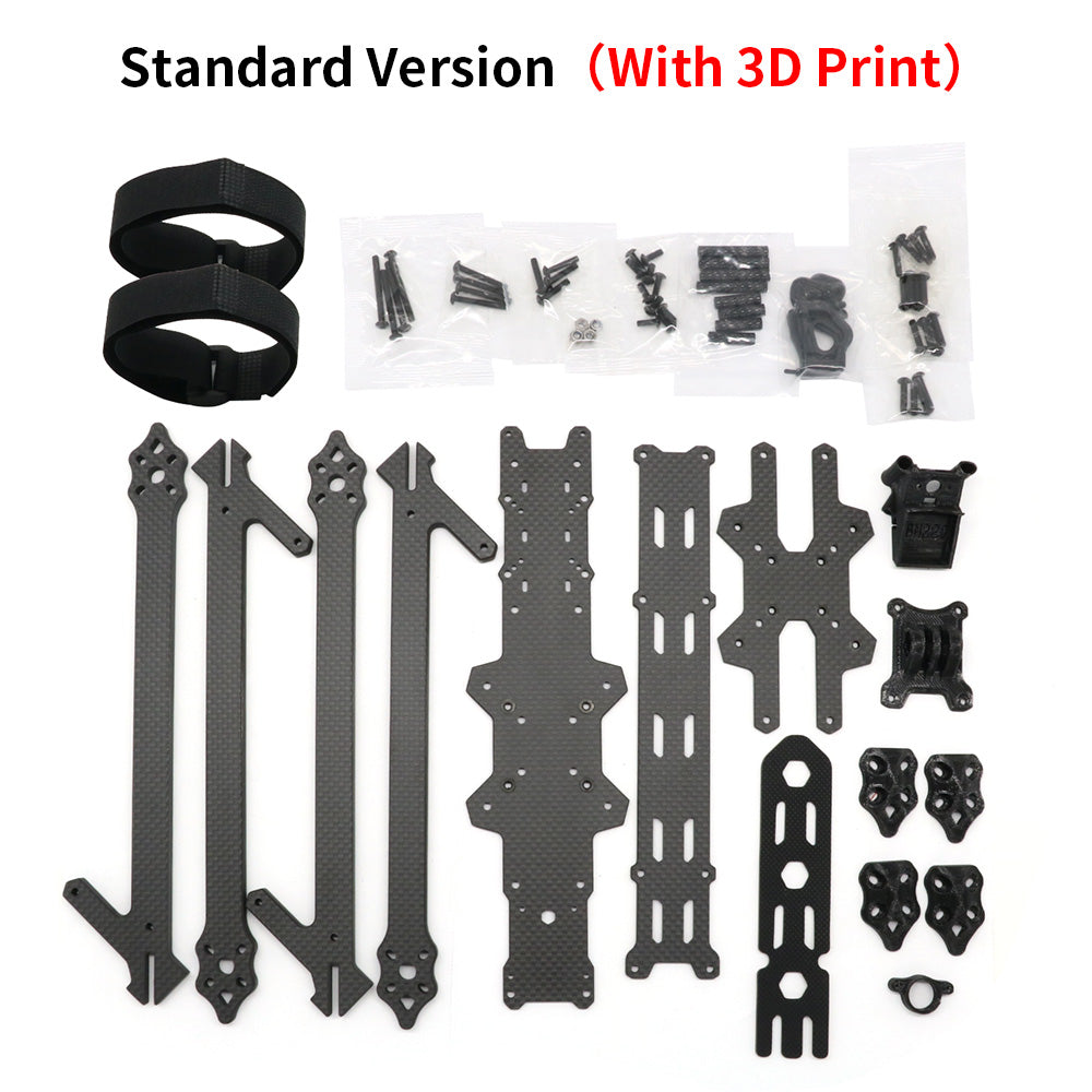 XL10 V6 10'' 420mm Wheelbase super Long Range HD True-X Carbon Frame Kit for O3 Air Unit CADDX Vista HD VTX iFlight RC drone