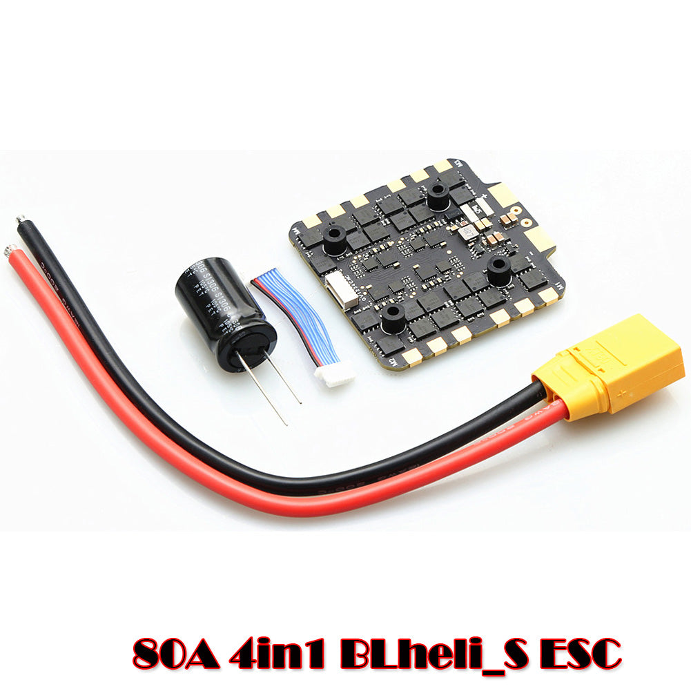 AneegFPV F7 F722 Flight Controller 80A 4in1 BLheli_S ESC Stacks 30.5*30.5mm For 10 inch 13 inch 15 inch Frame RC FPV Racer Drone