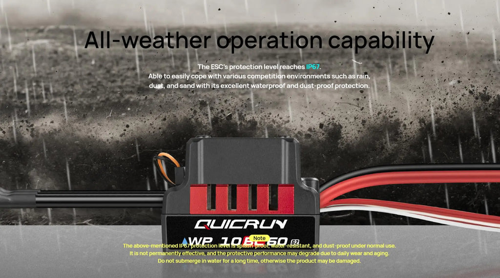 HOBBYWING QuicRun WP 10BL60 60A ESC