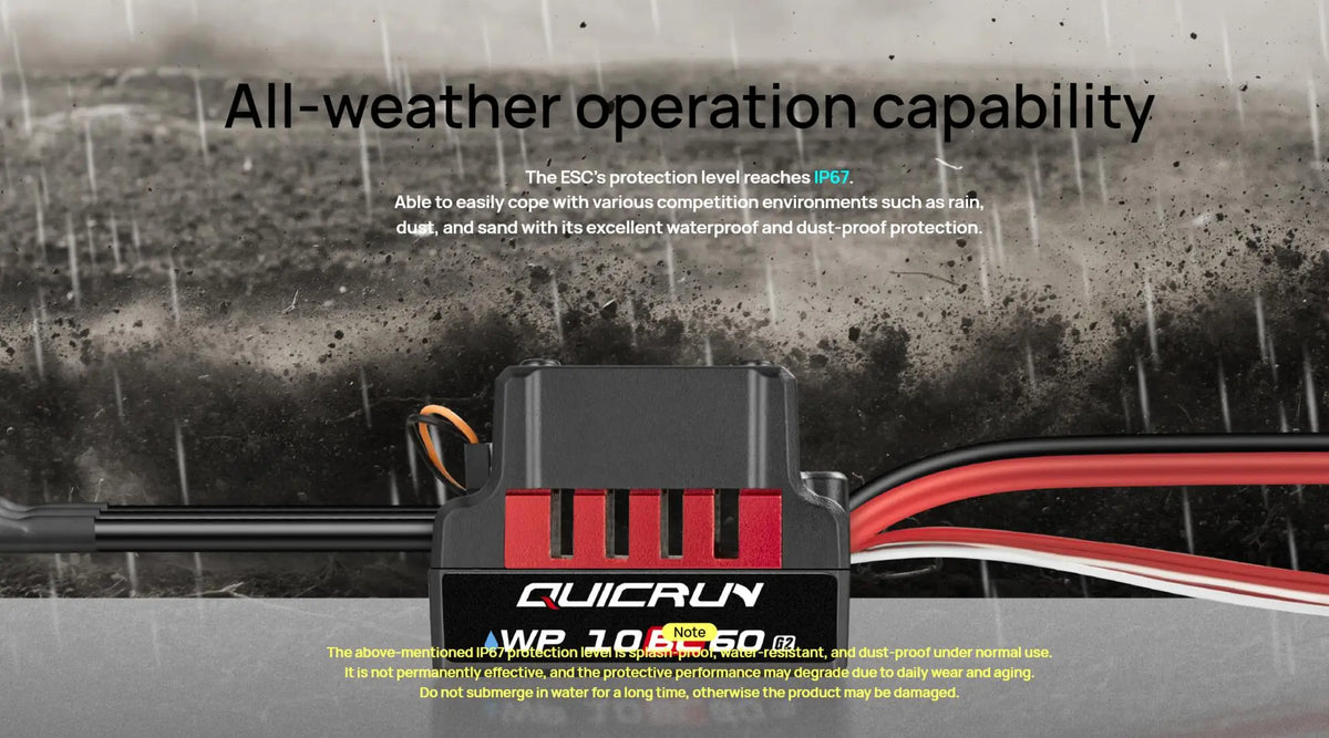 HOBBYWING QuicRun WP 10BL60 60A ESC