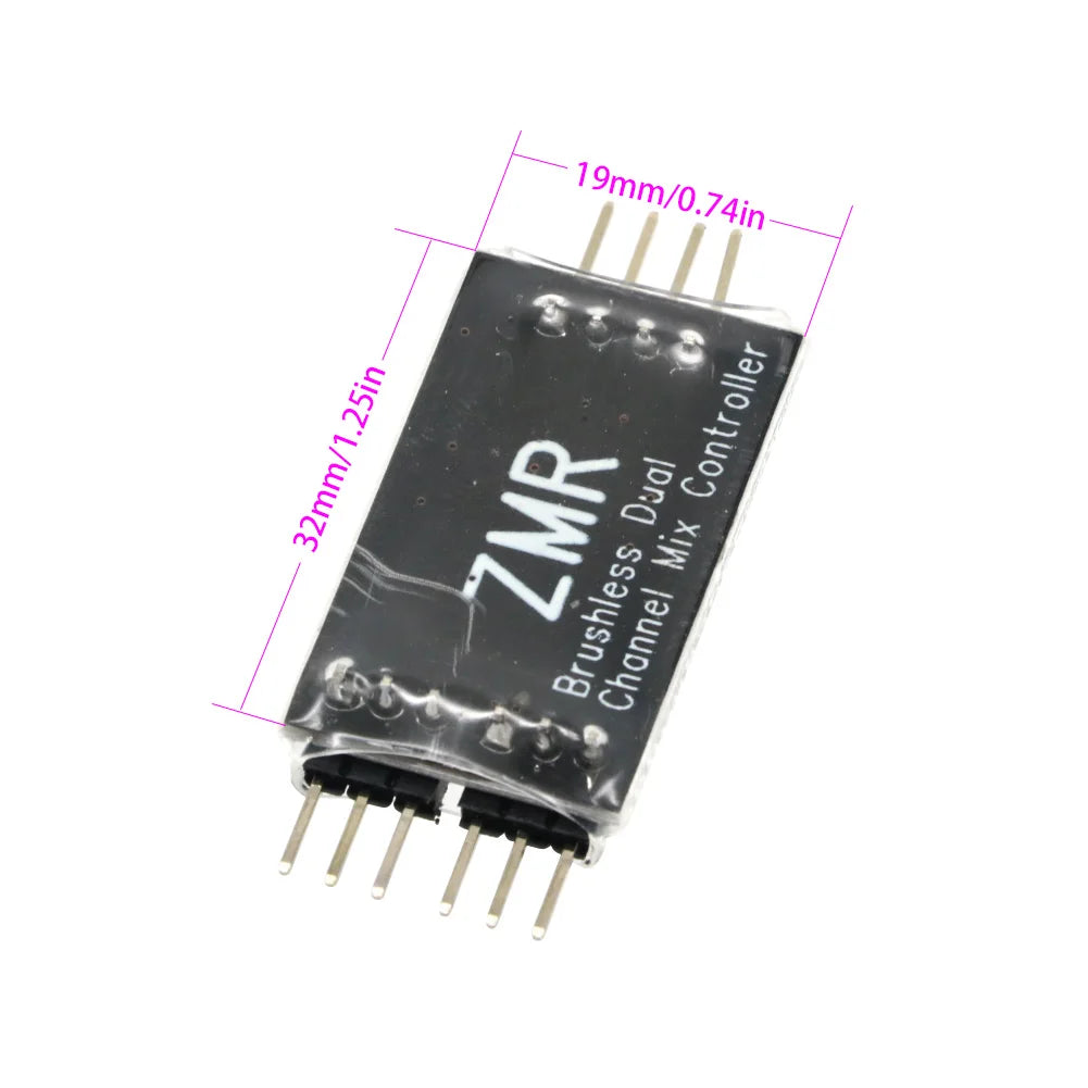Dual-Channel Differential Mixer for Delta Wing / V-Tail