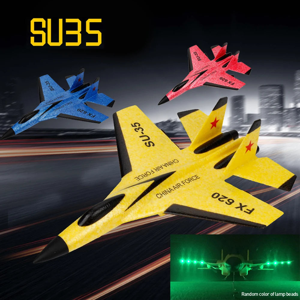 2.4GHz EPP RC Airplane with LED Lights - SU35/F22/A380 Series