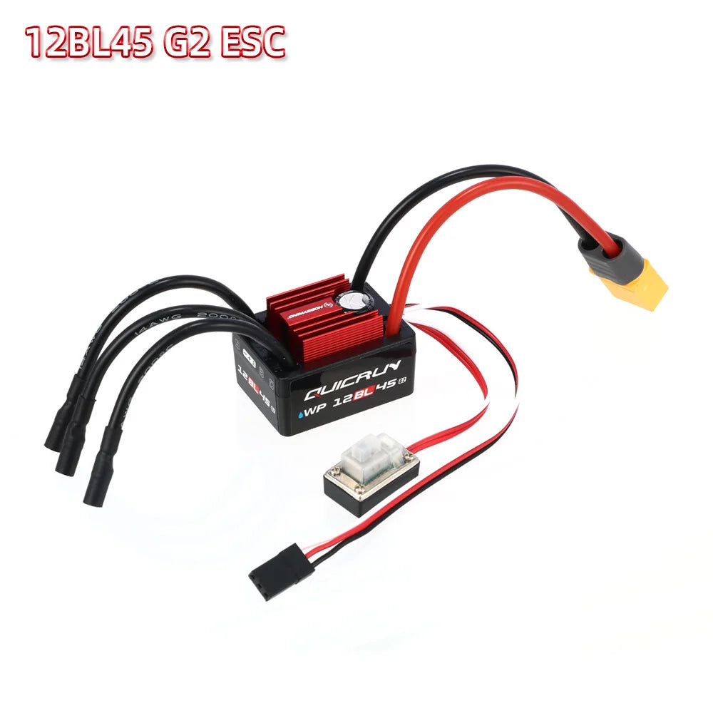 Hobbywing QuicRun 12BL45 G2 45A ESC / 2840 & 2850 Brushless Motors