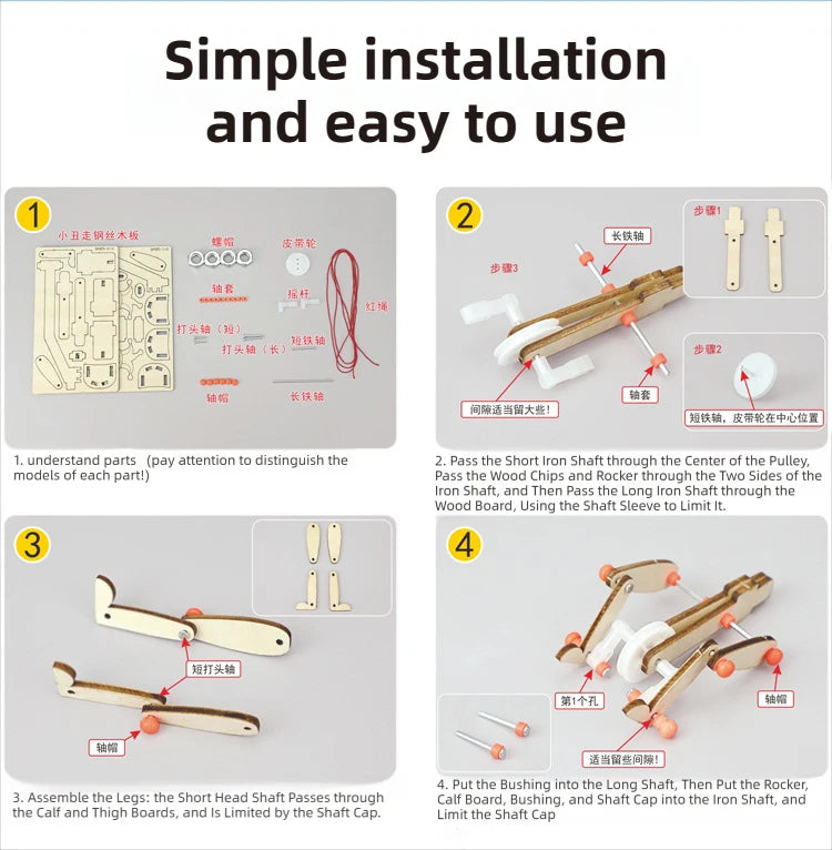 DIY Tightrope Walking Joker STEM Kit
