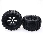 1/8 RC Truck Tires & Wheels - 4 Pack