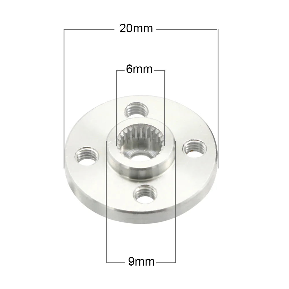 25T Round Servo Arm - 5 Pack