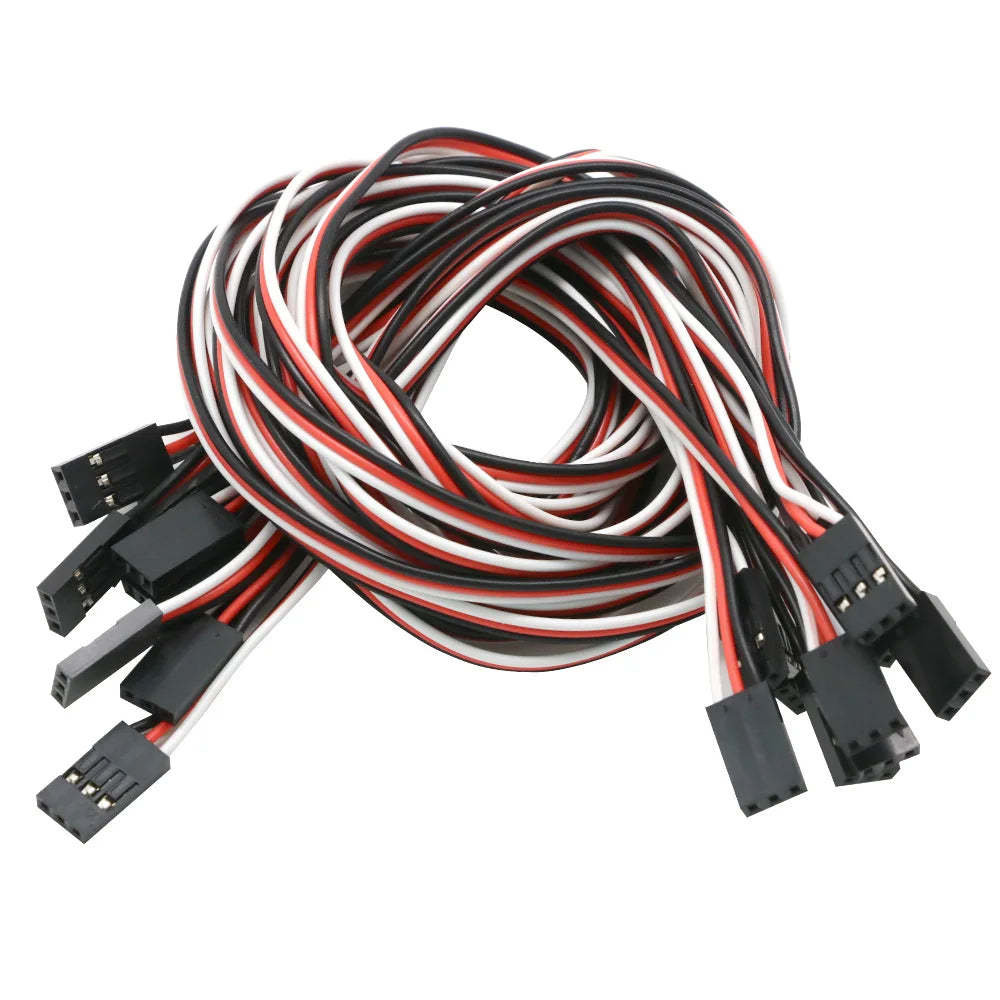 Servo Extension Cable 100-500mm - 10 Pack