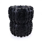 1/8 RC Truck Tires & Wheels - 4 Pack