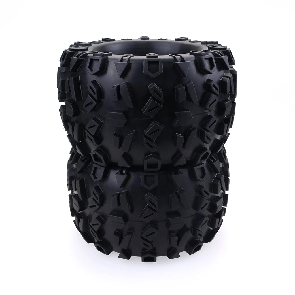 1/8 RC Truck Tires & Wheels - 4 Pack