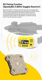 SpeedyBee TX ULTRA TX1600 5.8GHz 48CH 1.6W FPV VTX