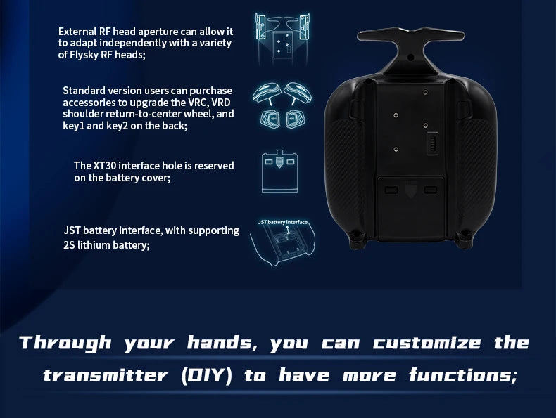 FlySky FS-ST8 2.4GHz 10CH Radio Transmitter