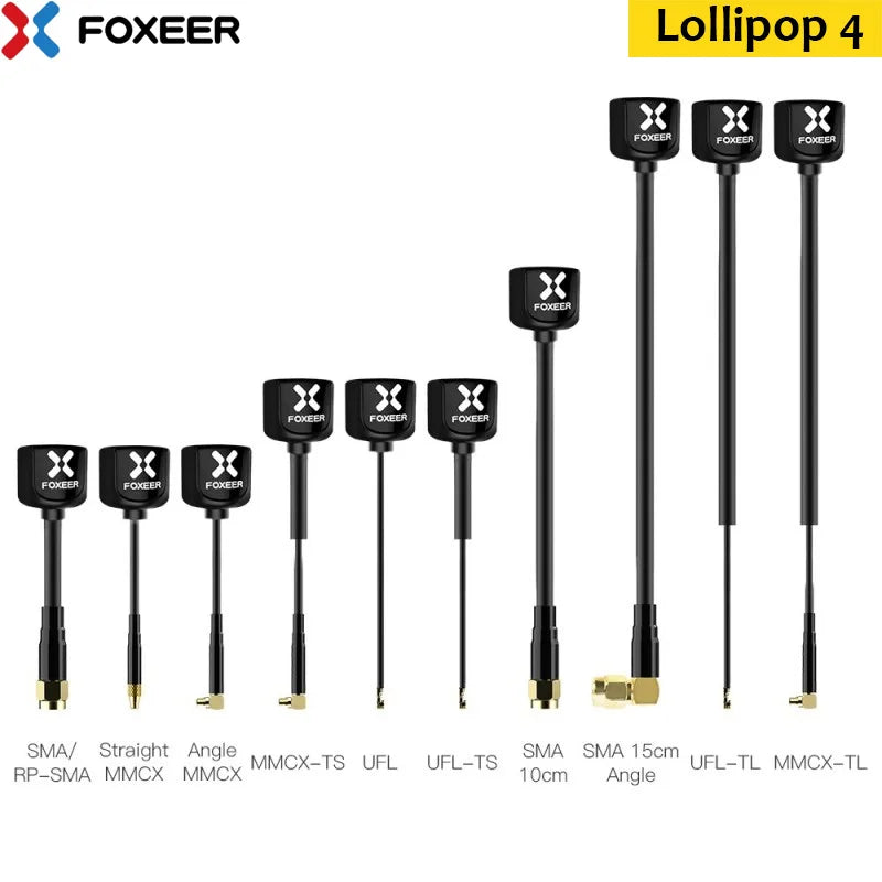 2pcs Foxeer Lollipop 4 V4 5.8GHz FPV Antennas