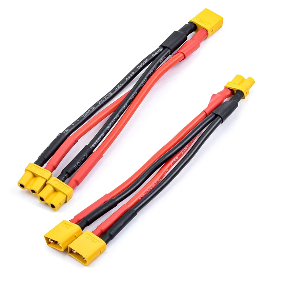 XT30 Parallel Y Cable 18AWG 10cm