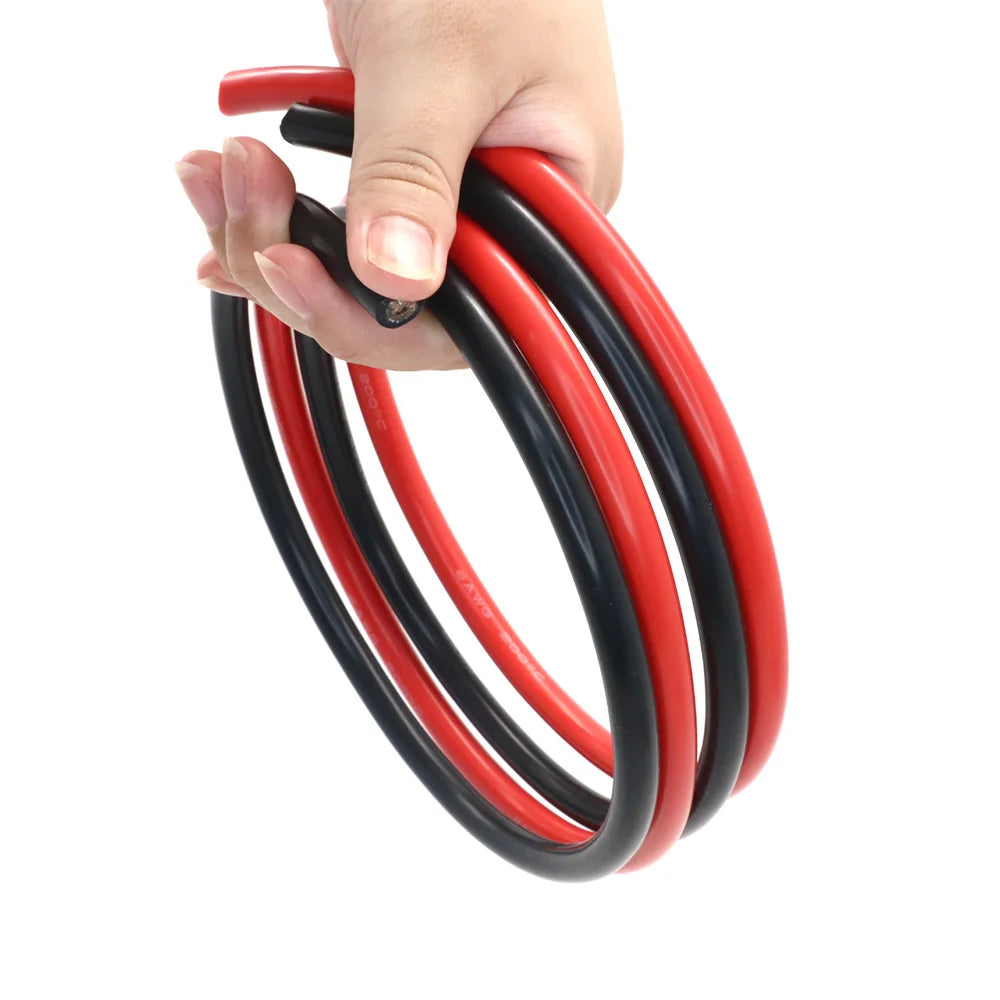 2m High-Temperature Silicone Wire Pair