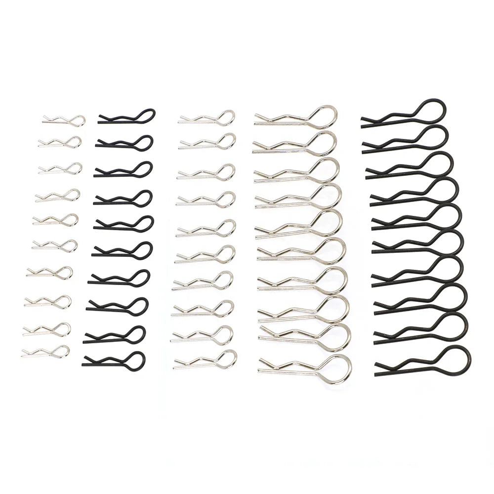 RC Car Body Clips - 100 Pack