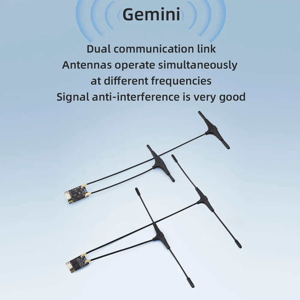HGLRC GEMINI 2.4GHz / 915MHz ExpressLRS Receiver
