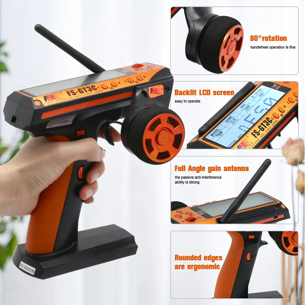 FlySky FS-GT3C 2.4GHz 3CH RC Car Radio Transmitter