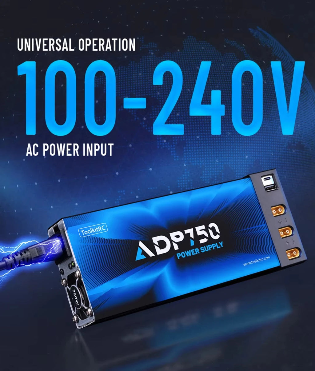 ToolkitRC ADP750 750W Power Supply Adapter