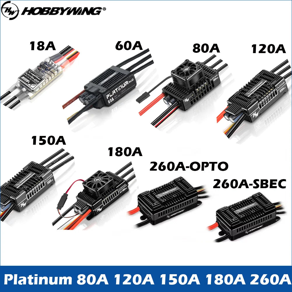 HOBBYWING Platinum Brushless ESC 25A-260A