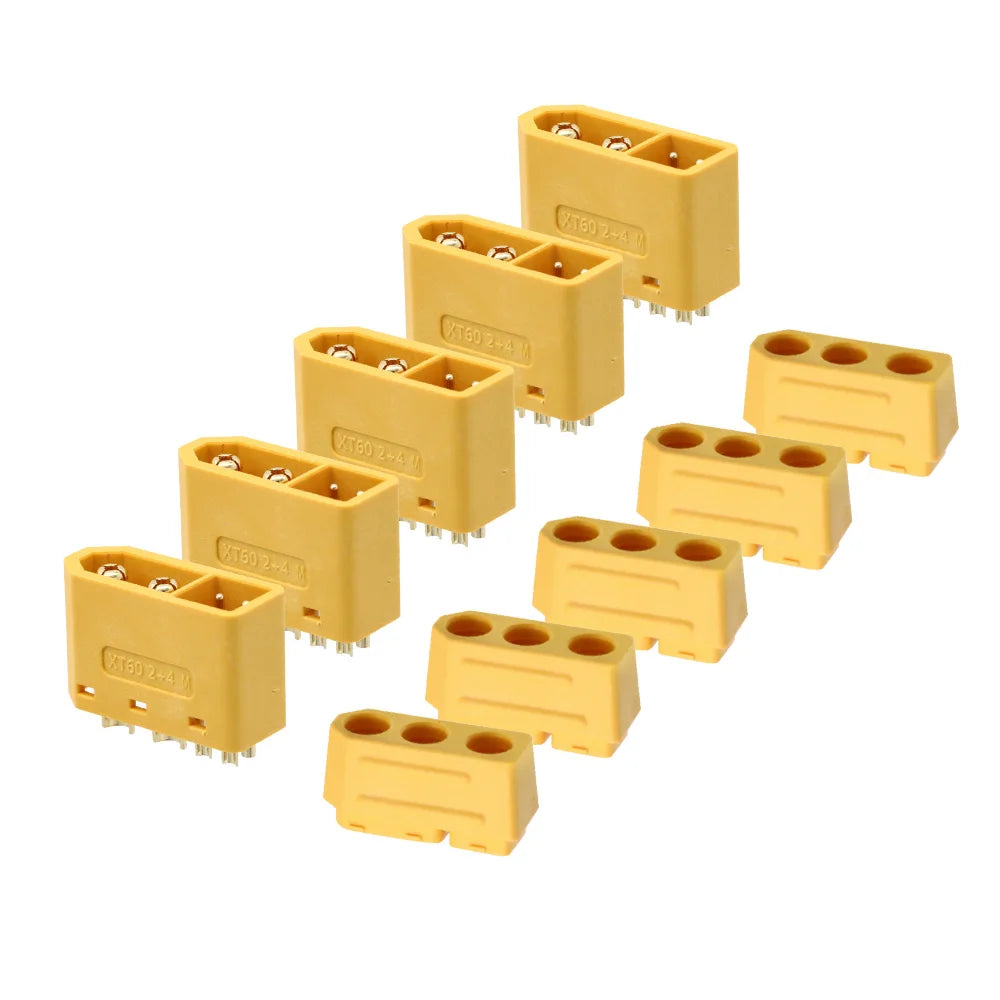 Amass XT60 Signal Pin Connectors - 5 Pair