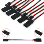 Servo Extension Cable 100-500mm - 10 Pack