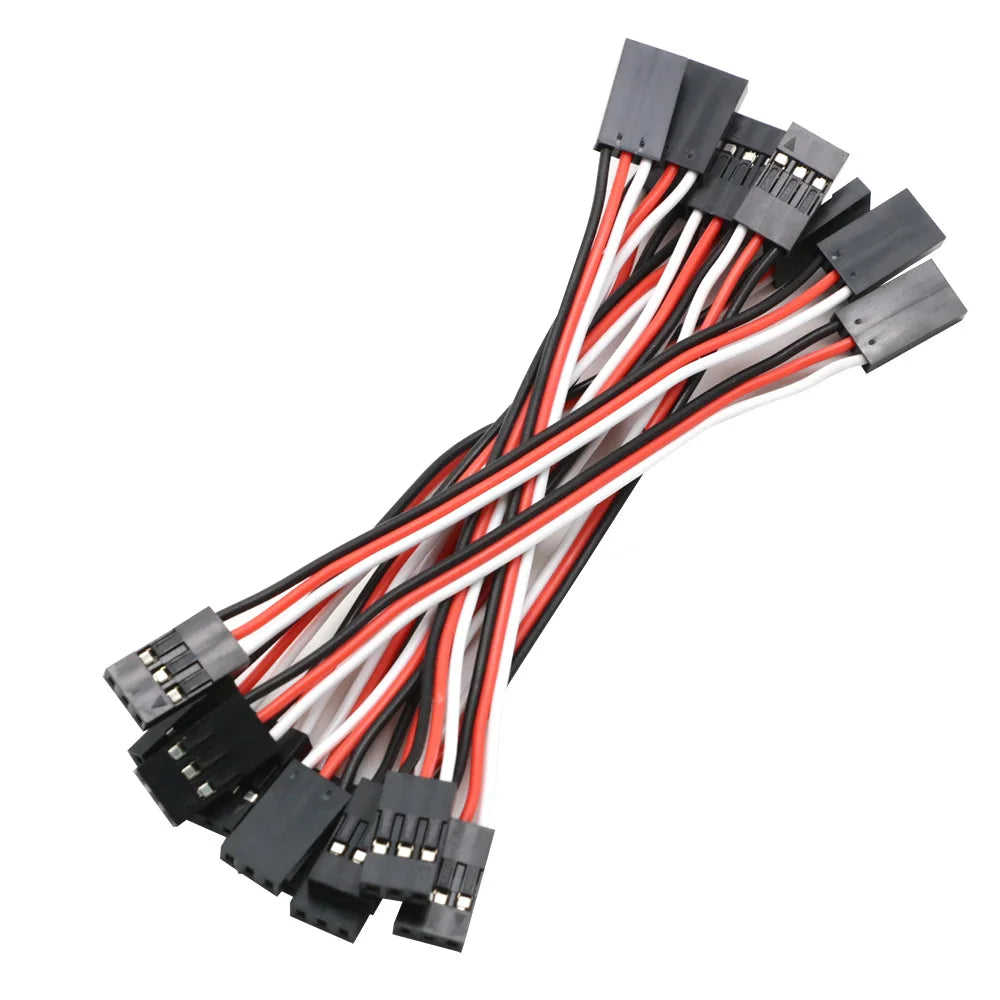 Servo Extension Cable 100-500mm - 10 Pack