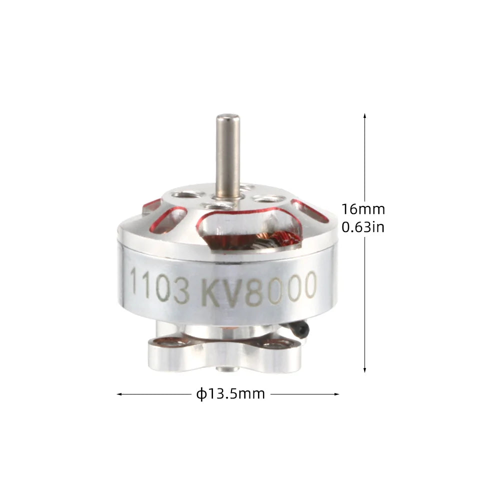 A1103 8000KV Micro Brushless Motor - 4/8 Pack