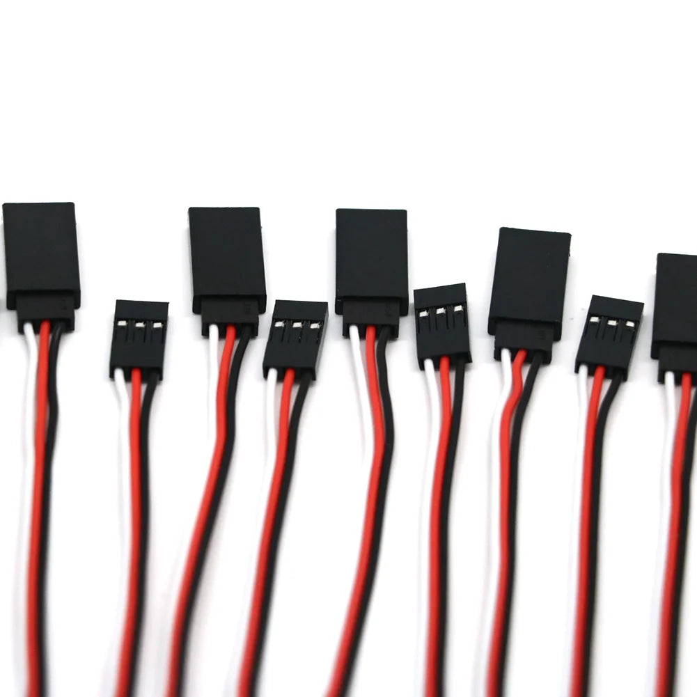 Servo Extension Cable 100-500mm - 10 Pack