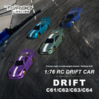 Turbo Racing C61 / C62 / C63 / C64 1:76 RTR RC Car with Drift Track